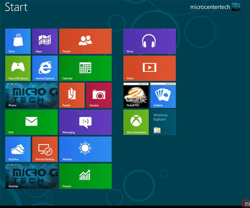 Windows 8 Start Screen